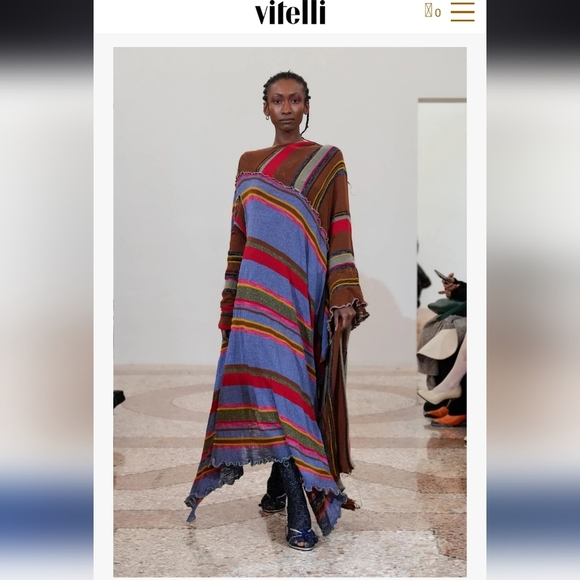 Vitelli Long Knit Dress 2 Medium - Picture 12 of 13